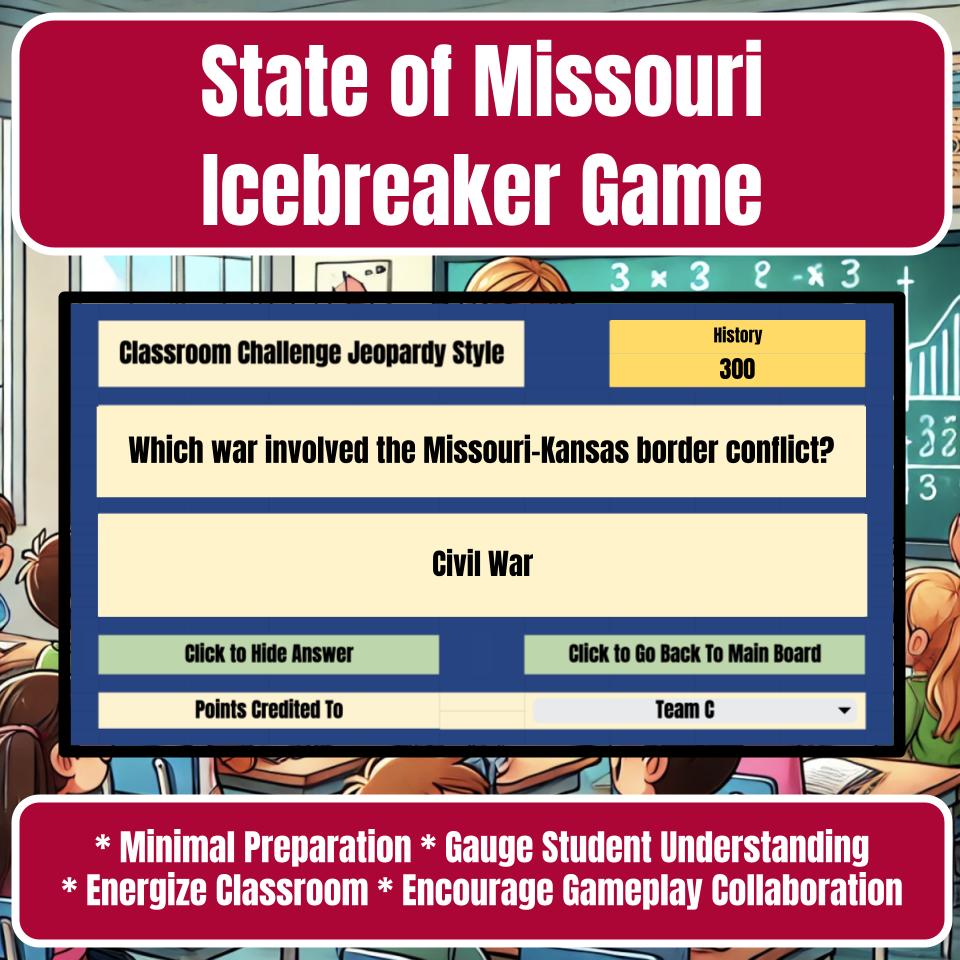 State of Missouri Jeopardy Game I0018