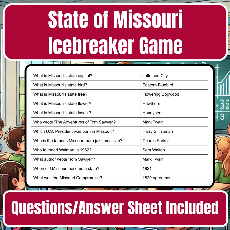 State of Missouri Jeopardy Game I0018