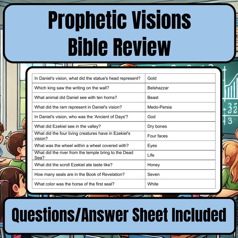 Prophetic Visions Jeopardy Bible B0018