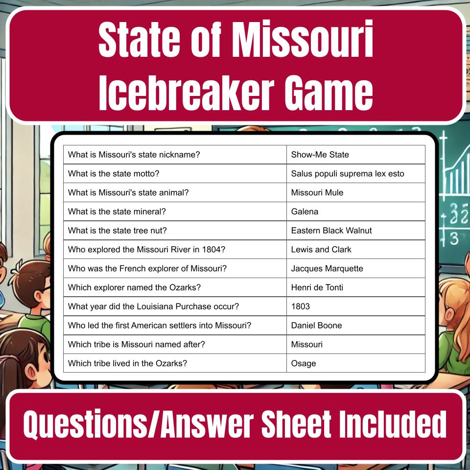 State of Missouri Jeopardy Game I0018