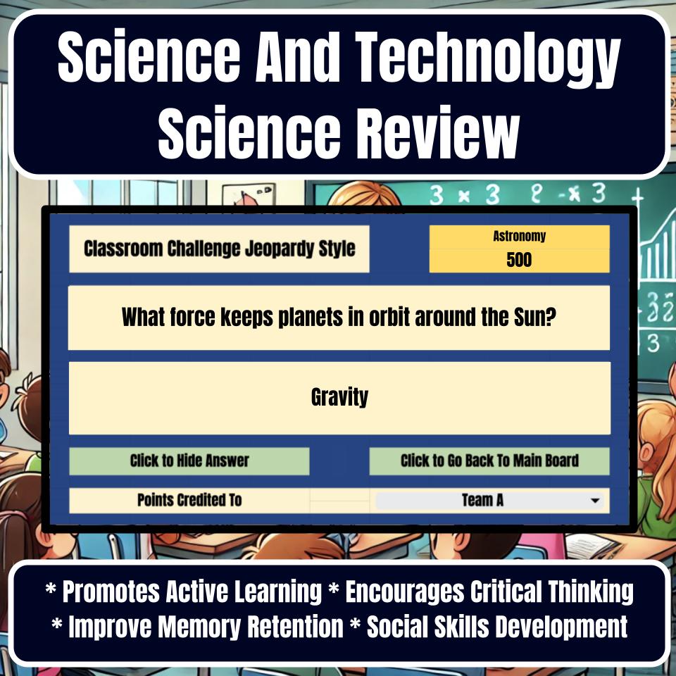 Science And Technology Jeopardy Science Review I0018