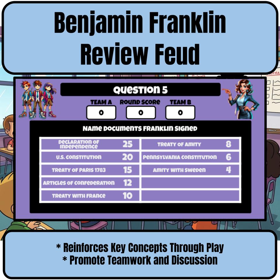 Benjamin Franklin Review Feud CF0018