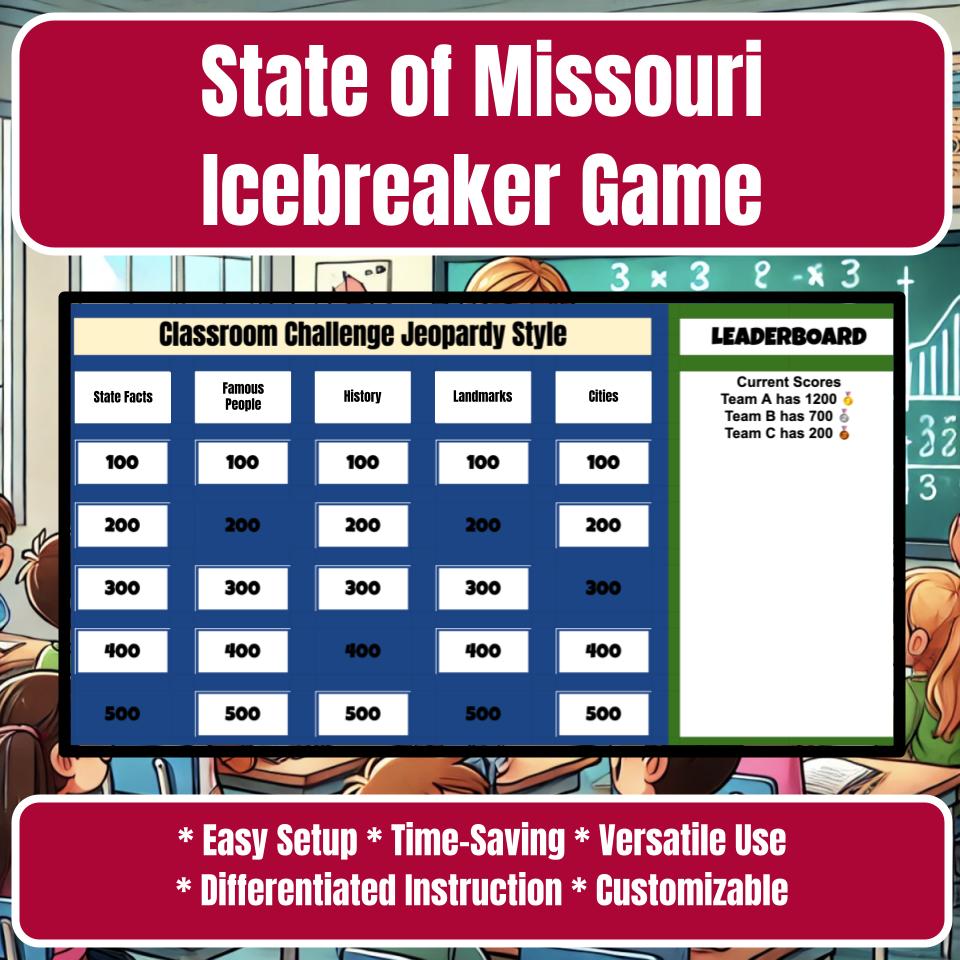 State of Missouri Jeopardy Game I0018