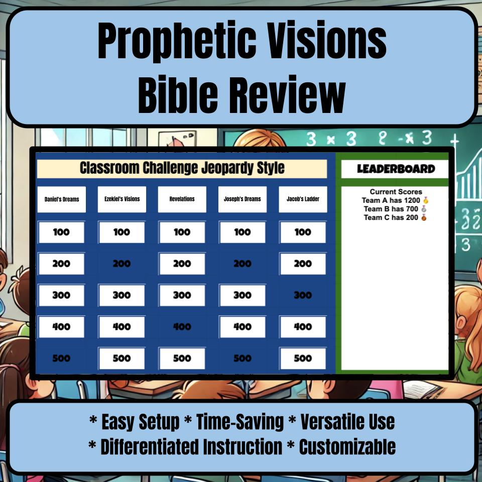 Prophetic Visions Jeopardy Bible B0018