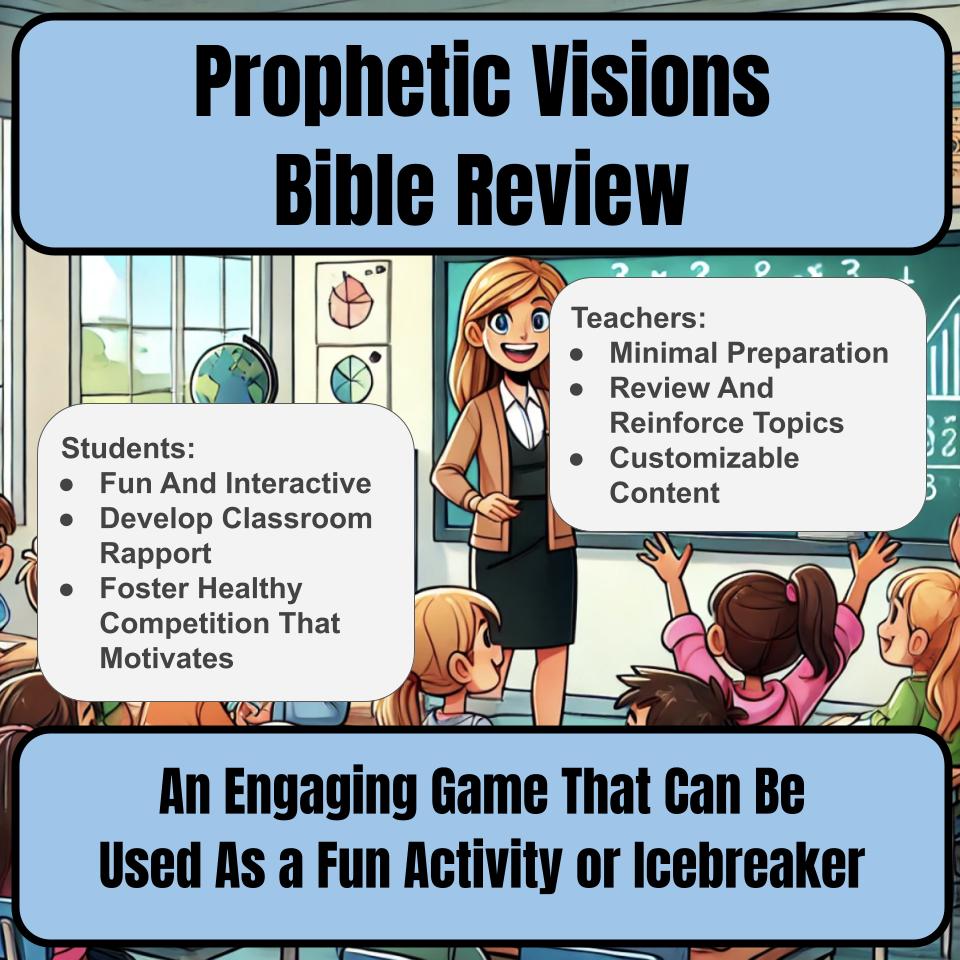 Prophetic Visions Jeopardy Bible B0018