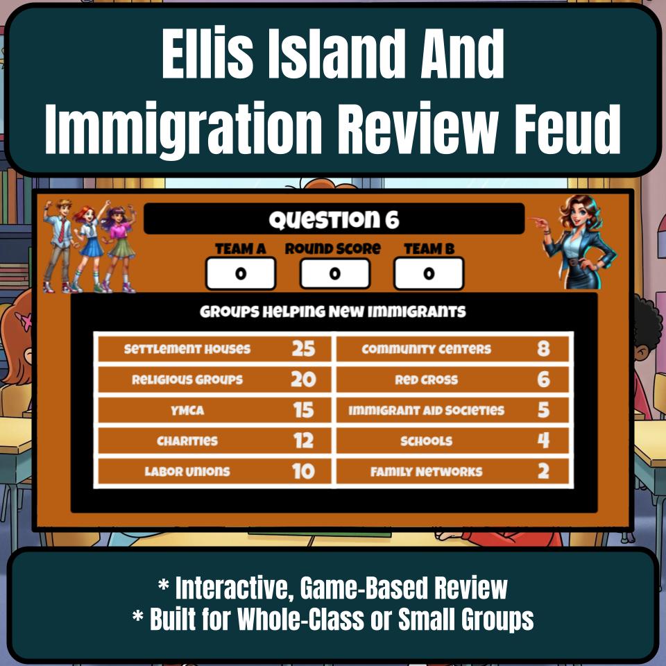 Ellis Island And Immigration Review Feud CF0181