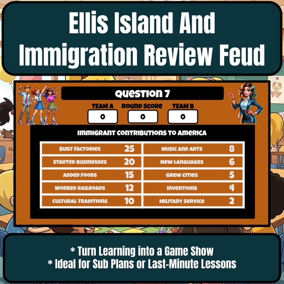 Ellis Island And Immigration Review Feud CF0181