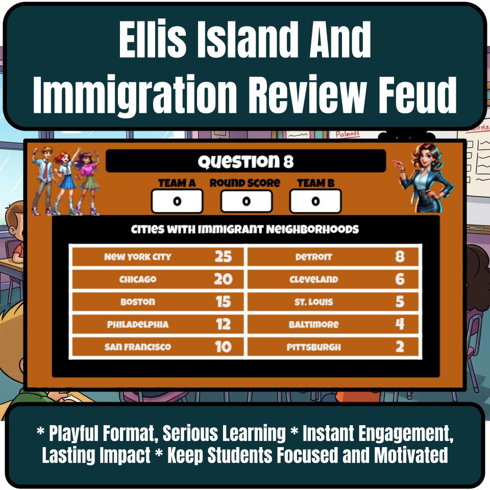 Ellis Island And Immigration Review Feud CF0181