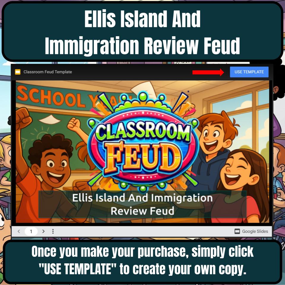 Ellis Island And Immigration Review Feud CF0181