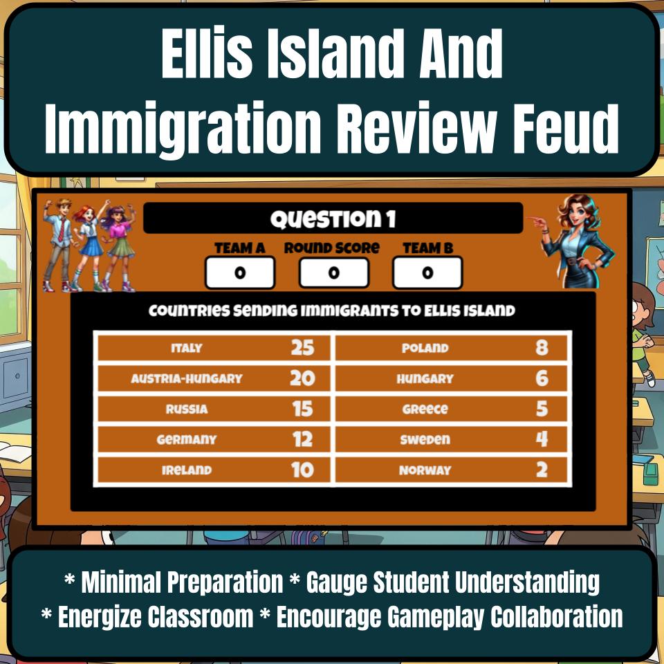Ellis Island And Immigration Review Feud CF0181