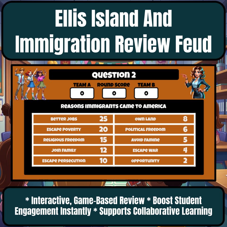 Ellis Island And Immigration Review Feud CF0181