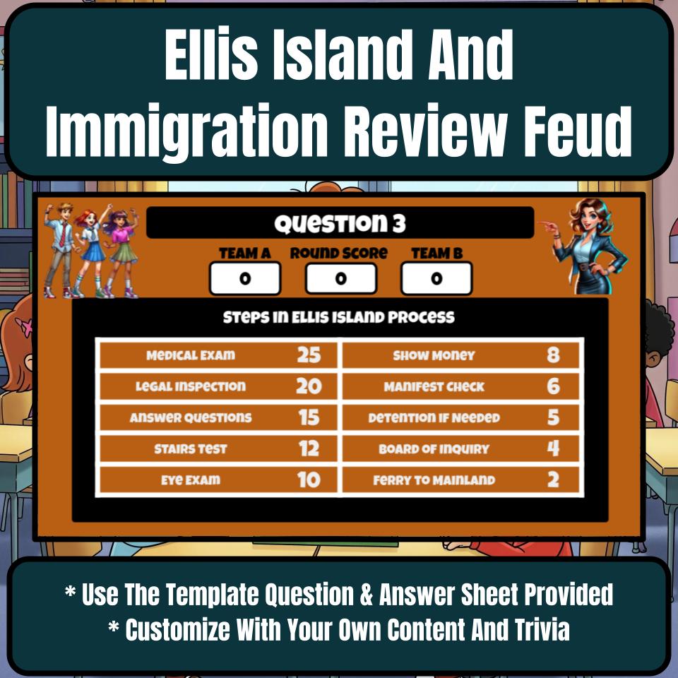 Ellis Island And Immigration Review Feud CF0181