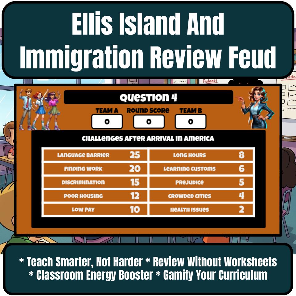 Ellis Island And Immigration Review Feud CF0181