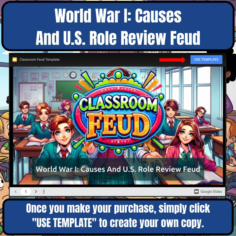 World War I: Causes And U.S. Role Review Feud CF0182