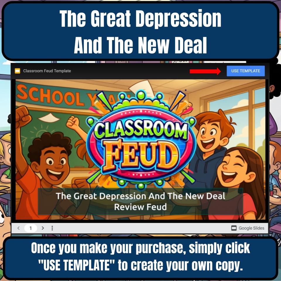 The Great Depression And The New Deal Review Feud CF0183