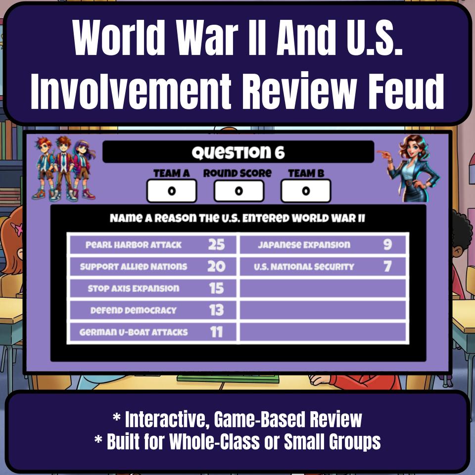 World War Ii And U.S. Involvement Review Feud CF0184