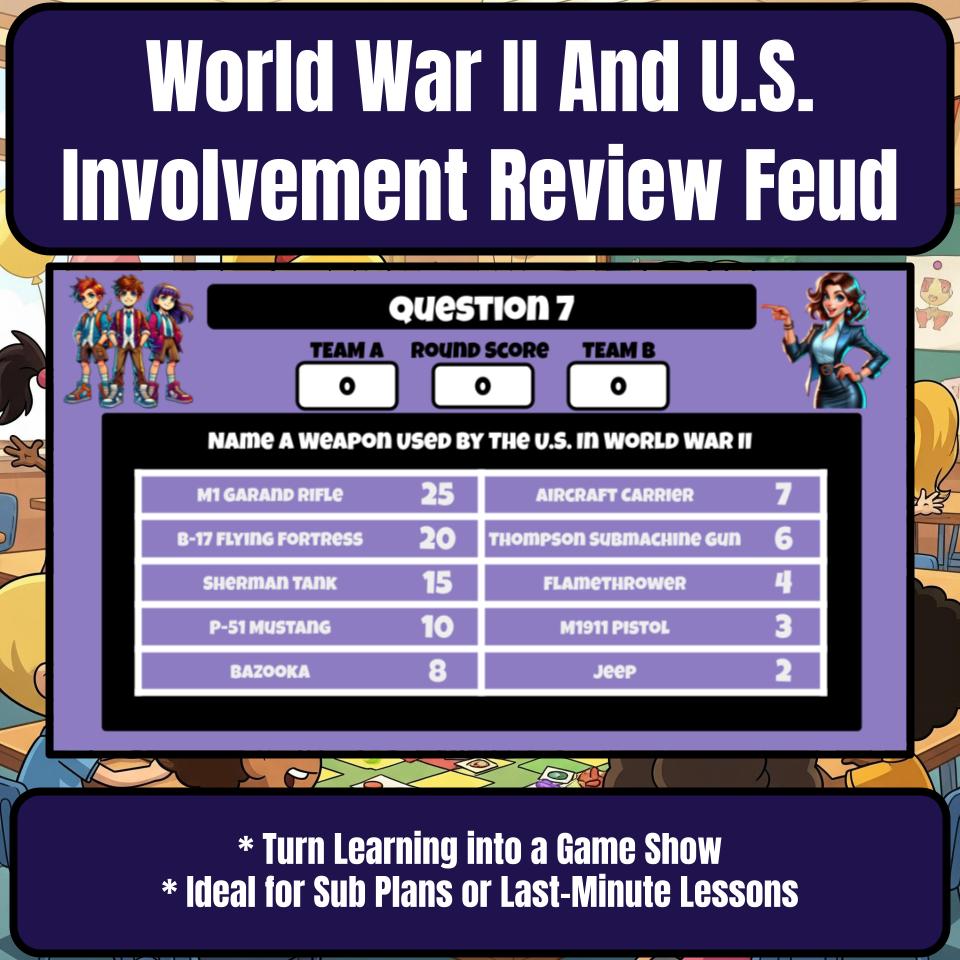 World War Ii And U.S. Involvement Review Feud CF0184