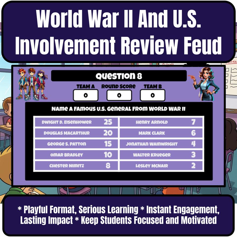 World War Ii And U.S. Involvement Review Feud CF0184