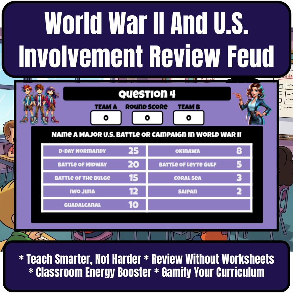 World War Ii And U.S. Involvement Review Feud CF0184