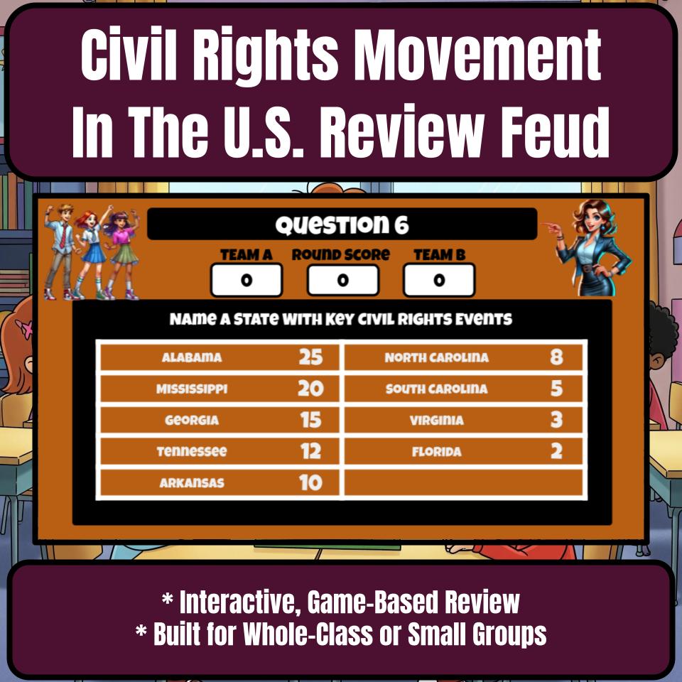 Civil Rights Movement In The U.S. Review Feud CF0185