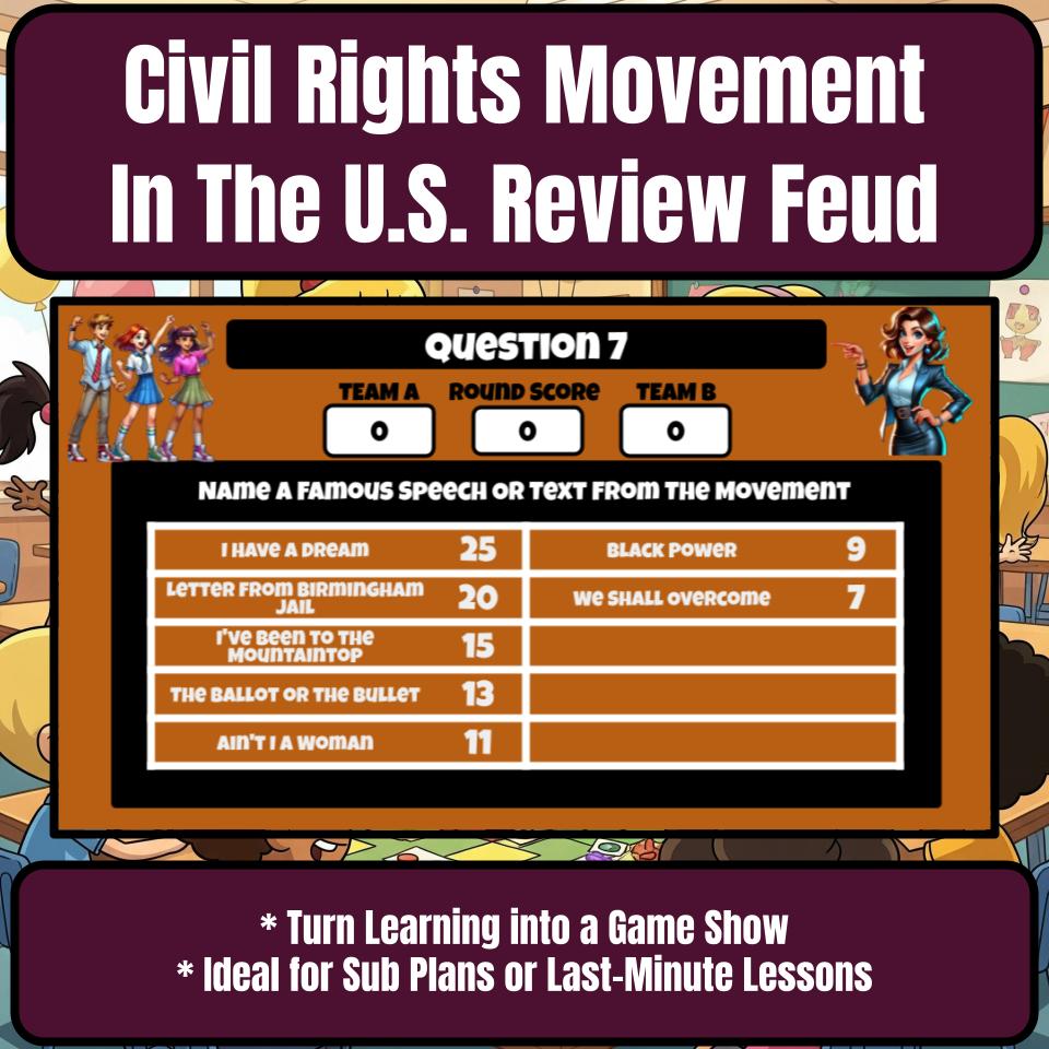 Civil Rights Movement In The U.S. Review Feud CF0185