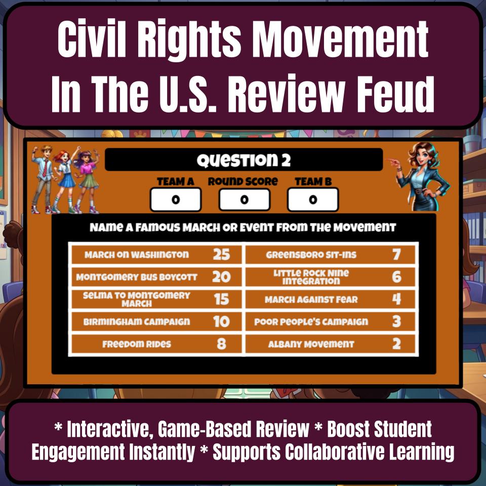 Civil Rights Movement In The U.S. Review Feud CF0185