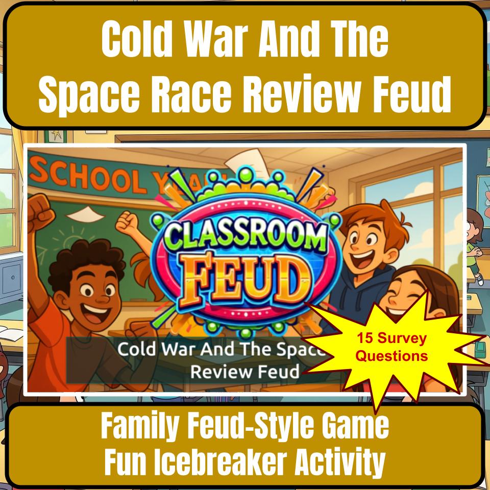 Cold War And The Space Race Family Feud Style Game Review Activity CF0189