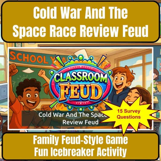 Cold War And The Space Race Family Feud Style Game Review Activity CF0189