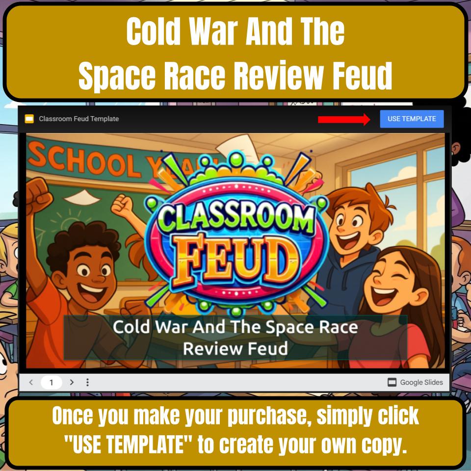 Cold War And The Space Race Family Feud Style Game Review Activity CF0189