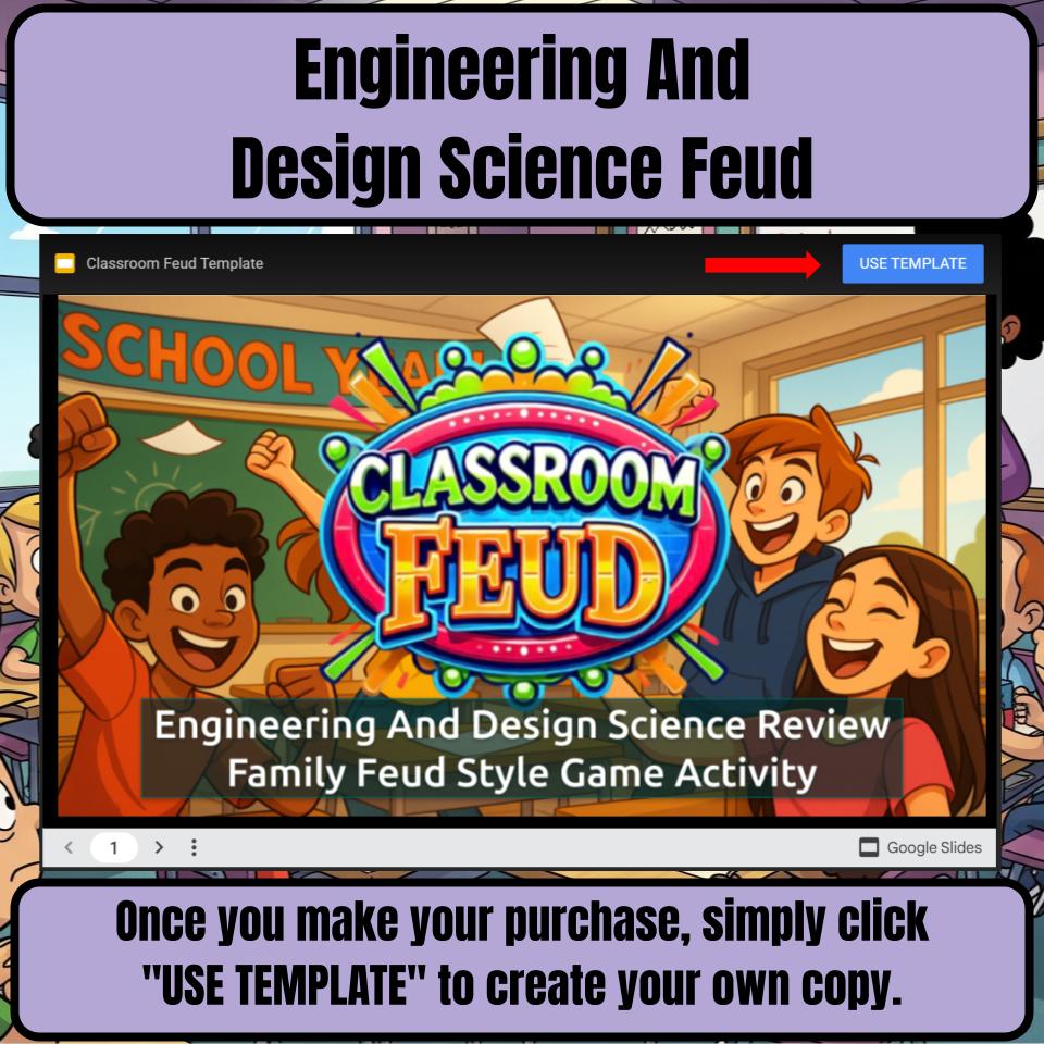 Engineering And Design Science Review Family Feud Style Game Activity CF0019