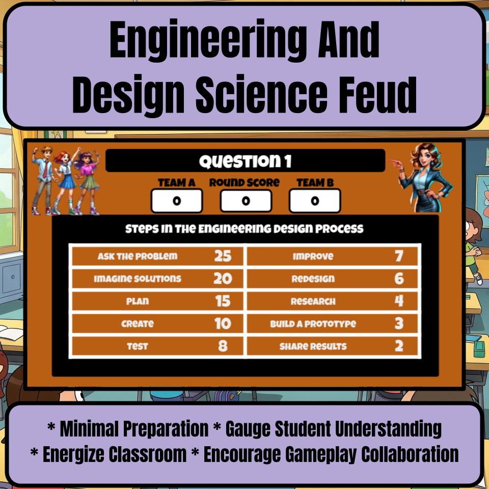 Engineering And Design Science Review Family Feud Style Game Activity CF0019