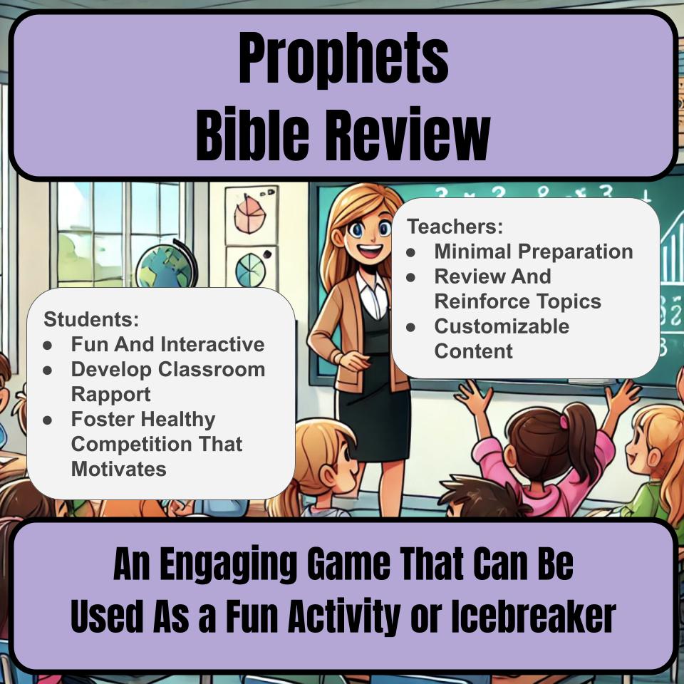 Prophets Jeopardy Bible B0019