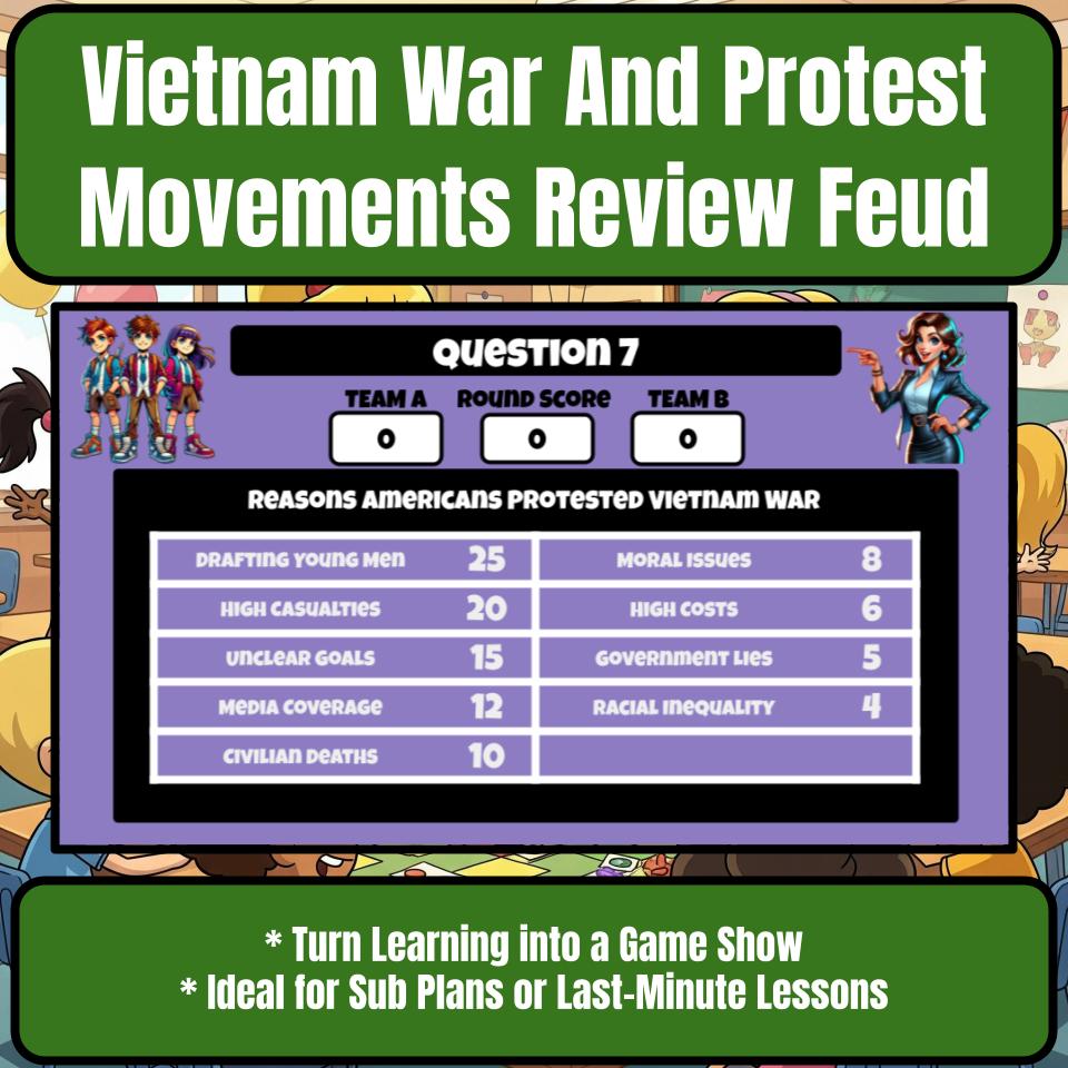 Vietnam War And Protest Movements Review Feud CF0190