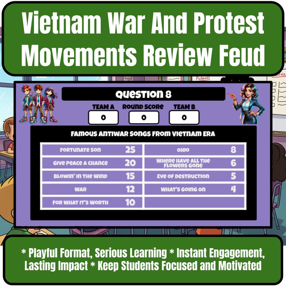 Vietnam War And Protest Movements Review Feud CF0190
