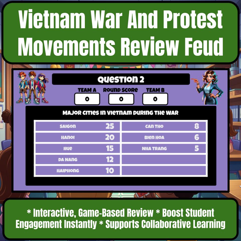 Vietnam War And Protest Movements Review Feud CF0190