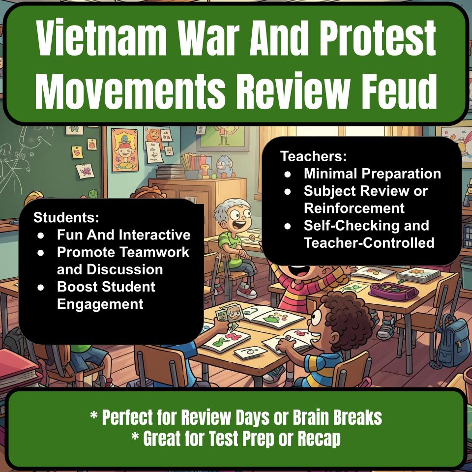 Vietnam War And Protest Movements Review Feud CF0190