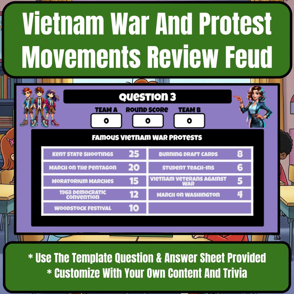 Vietnam War And Protest Movements Review Feud CF0190