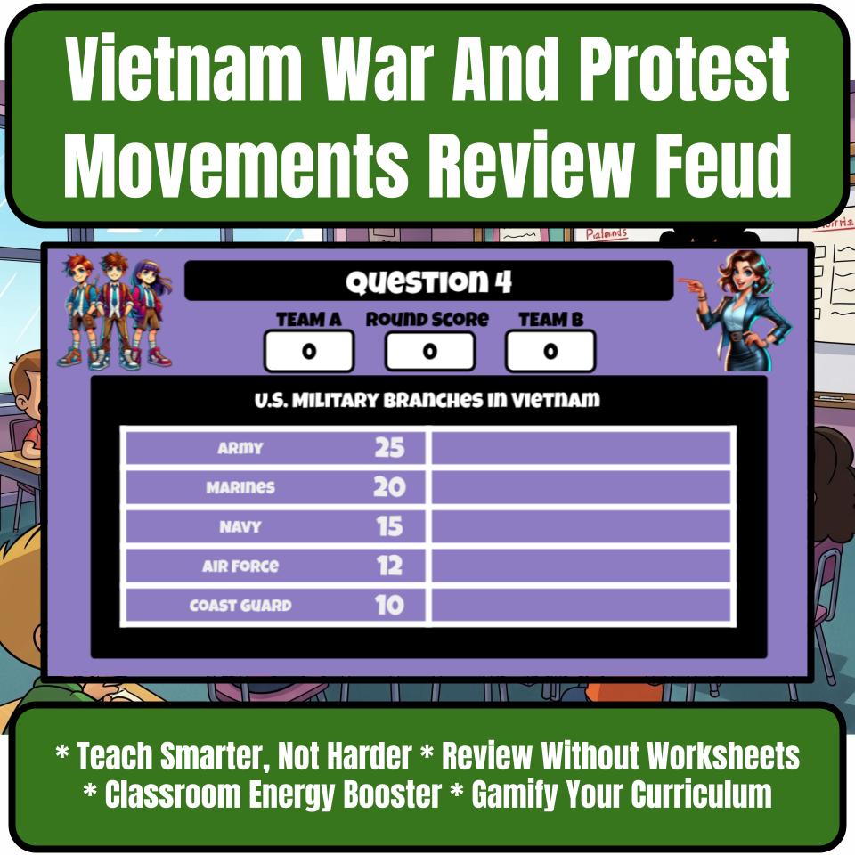 Vietnam War And Protest Movements Review Feud CF0190