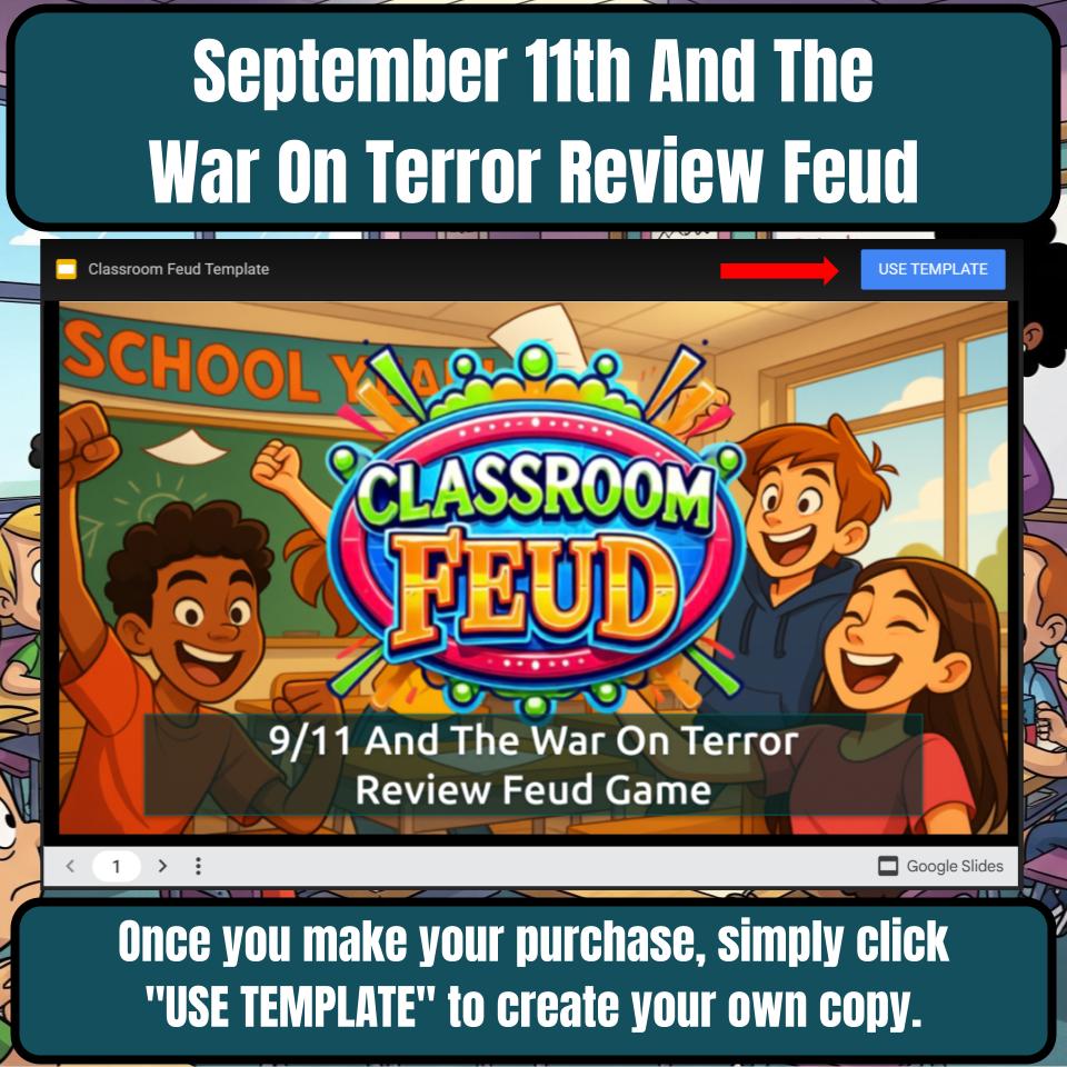 September 11th And The War On Terror Social Studies Feud Review Activity CF0191