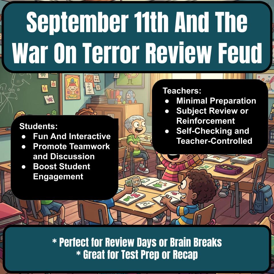 September 11th And The War On Terror Social Studies Feud Review Activity CF0191