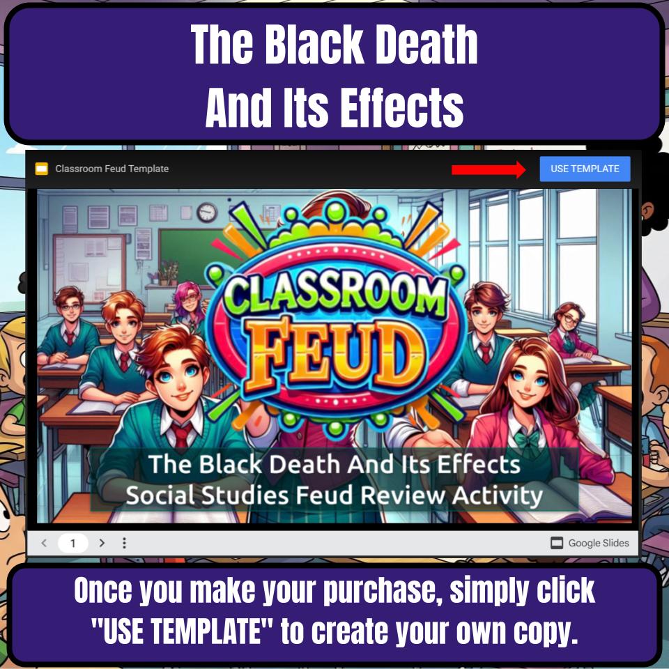 The Black Death And Its Effects Family Feud Style Game - Review Activity CF0194