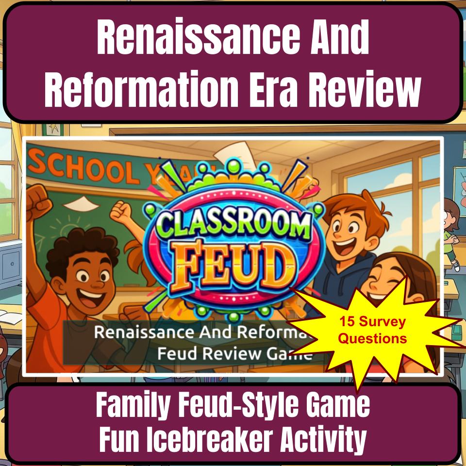 Renaissance And Reformation Era Feud Review Game CF0195