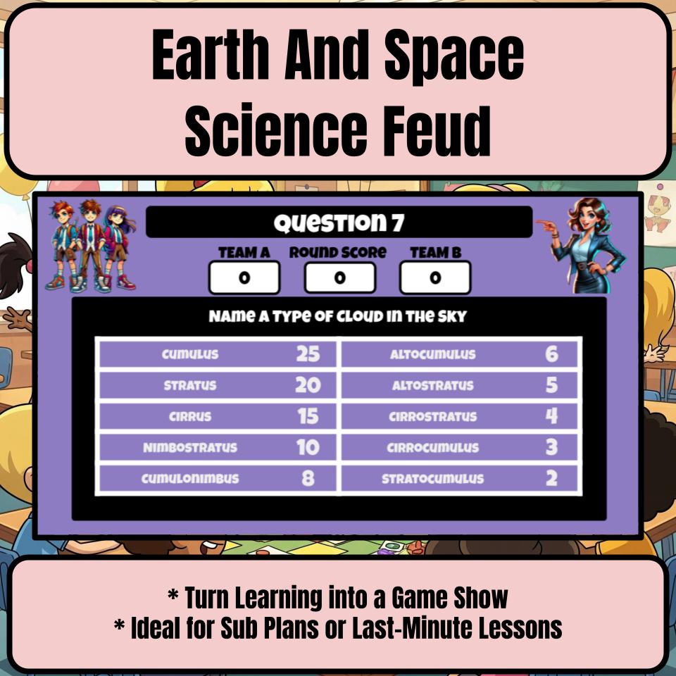Earth And Space Science Feud Review CF0002