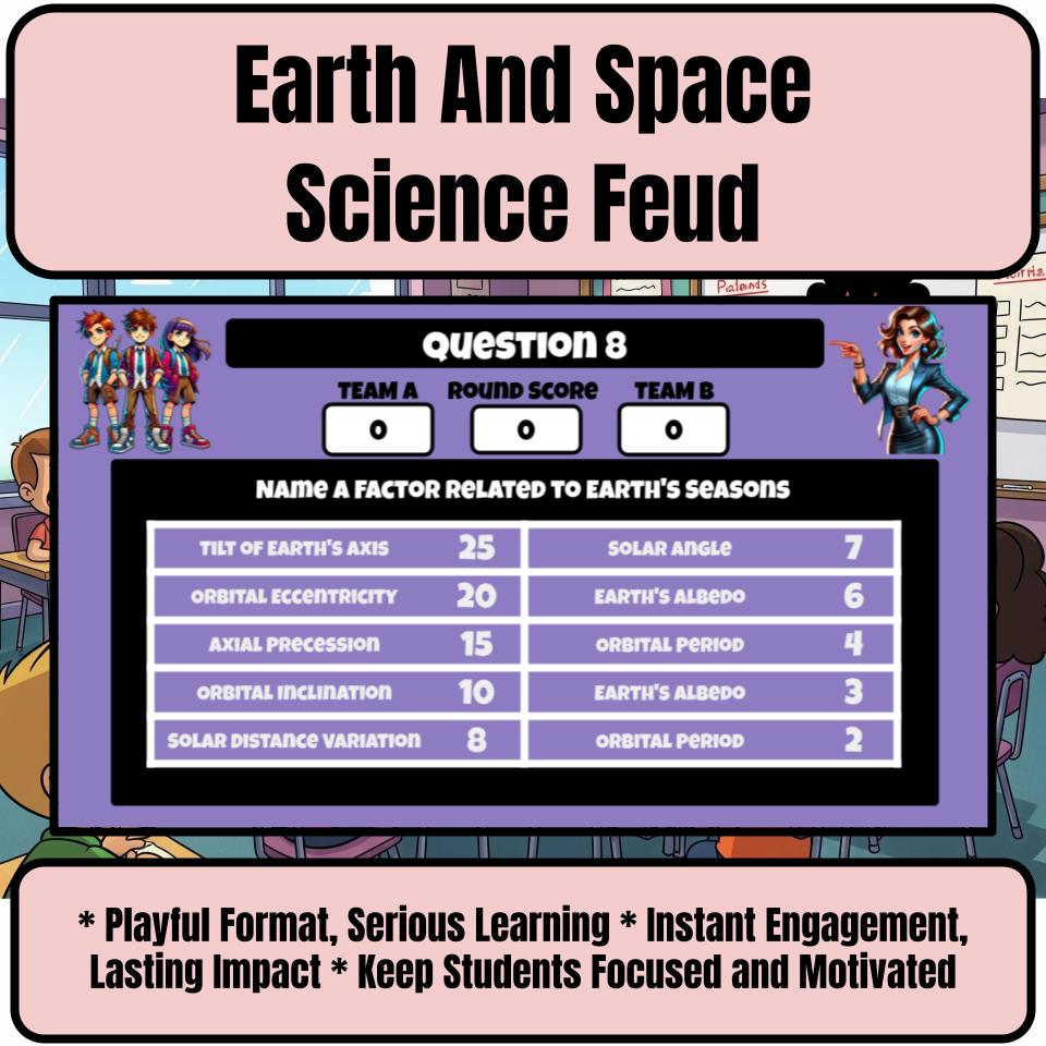 Earth And Space Science Feud Review CF0002