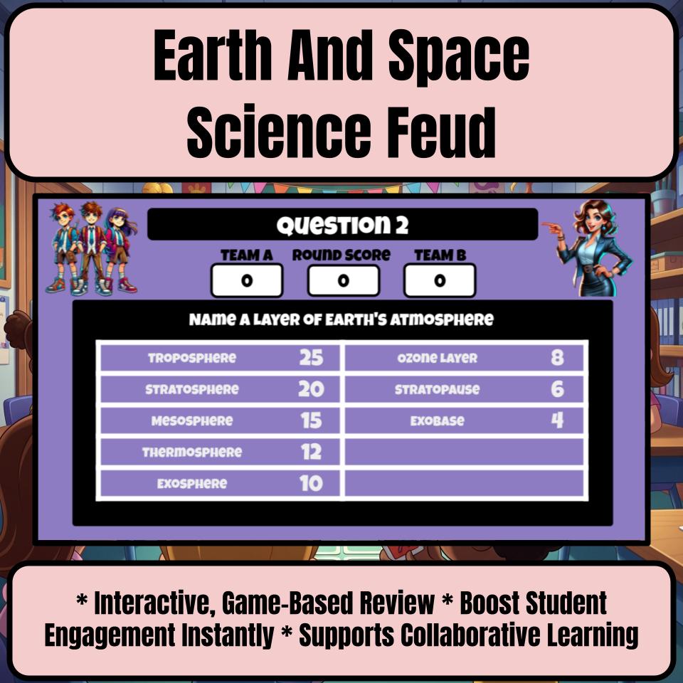 Earth And Space Science Feud Review CF0002