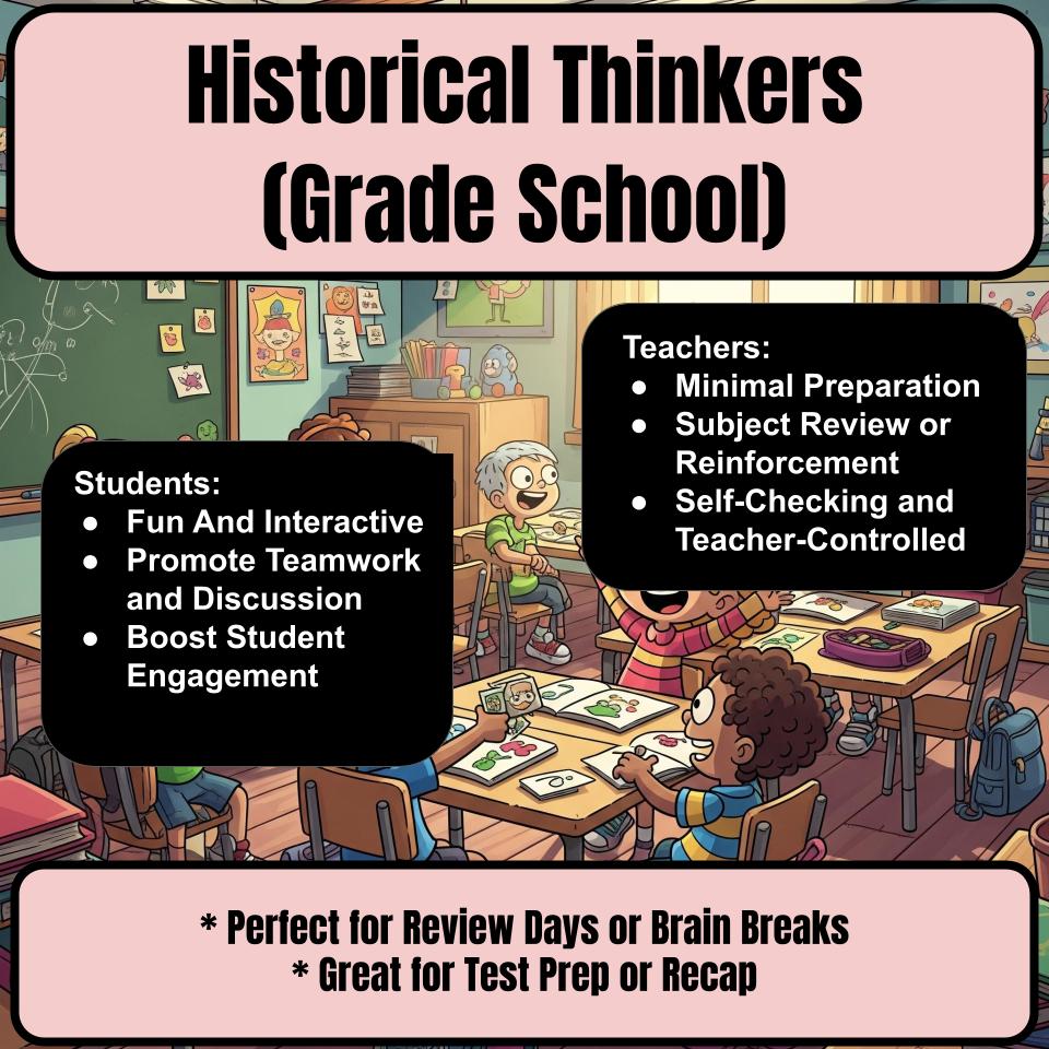 Historical Thinkers (Grade School) Review Feud CF0002