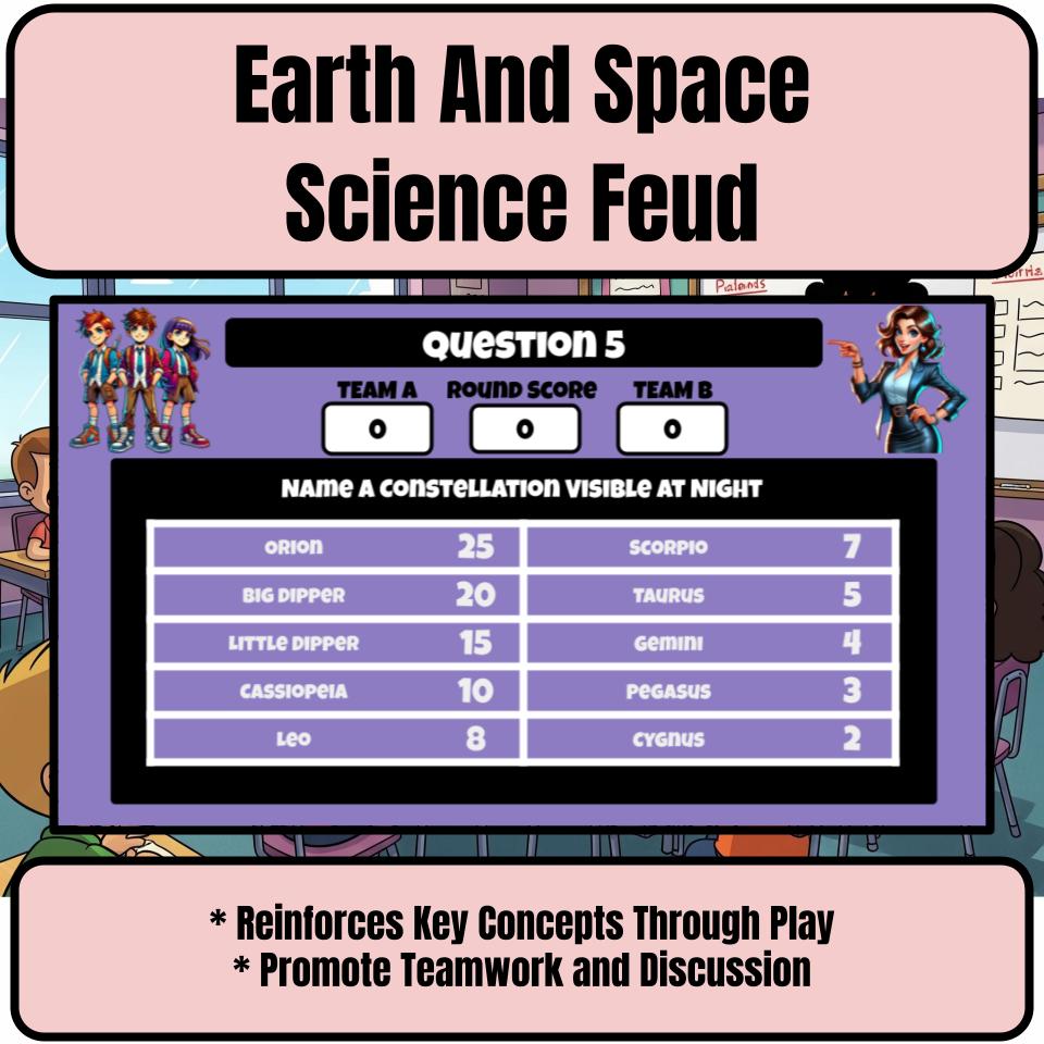 Earth And Space Science Feud Review CF0002