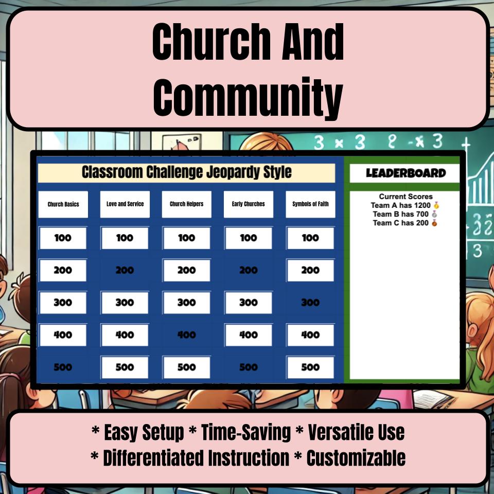 Church And Community Jeopardy Bible B0002