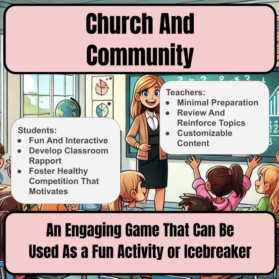 Church And Community Jeopardy Bible B0002