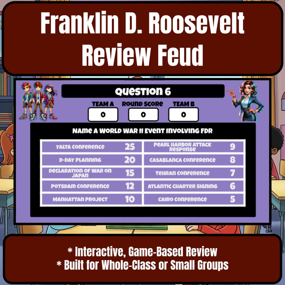 Franklin D. Roosevelt Review Feud CF0020